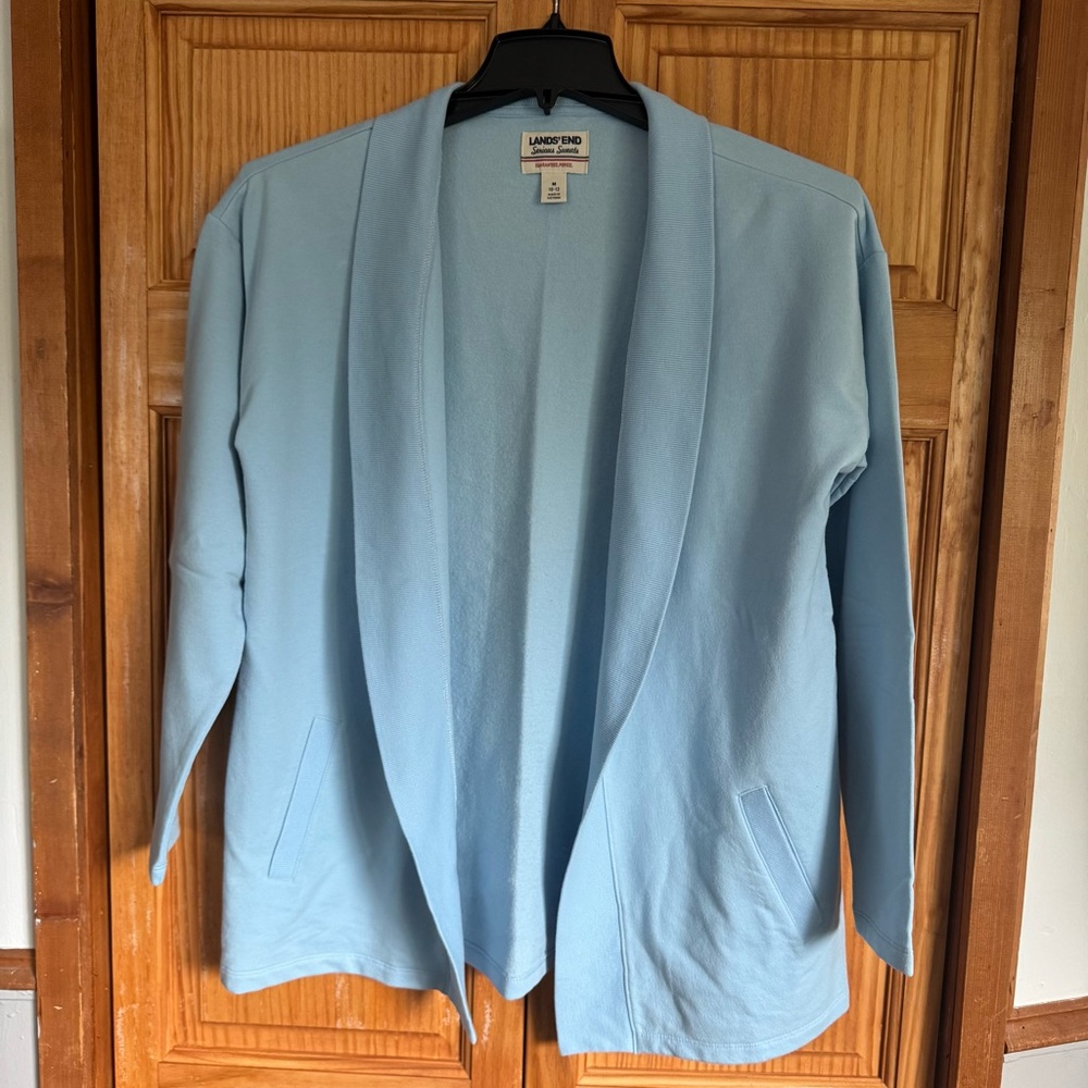Lands' End Women's Soft Blue Blazer
